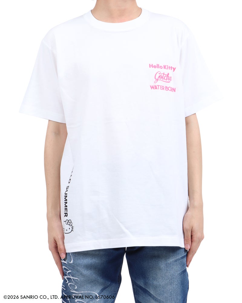 ホワイト：173cm63kg(Lサイズ着用)