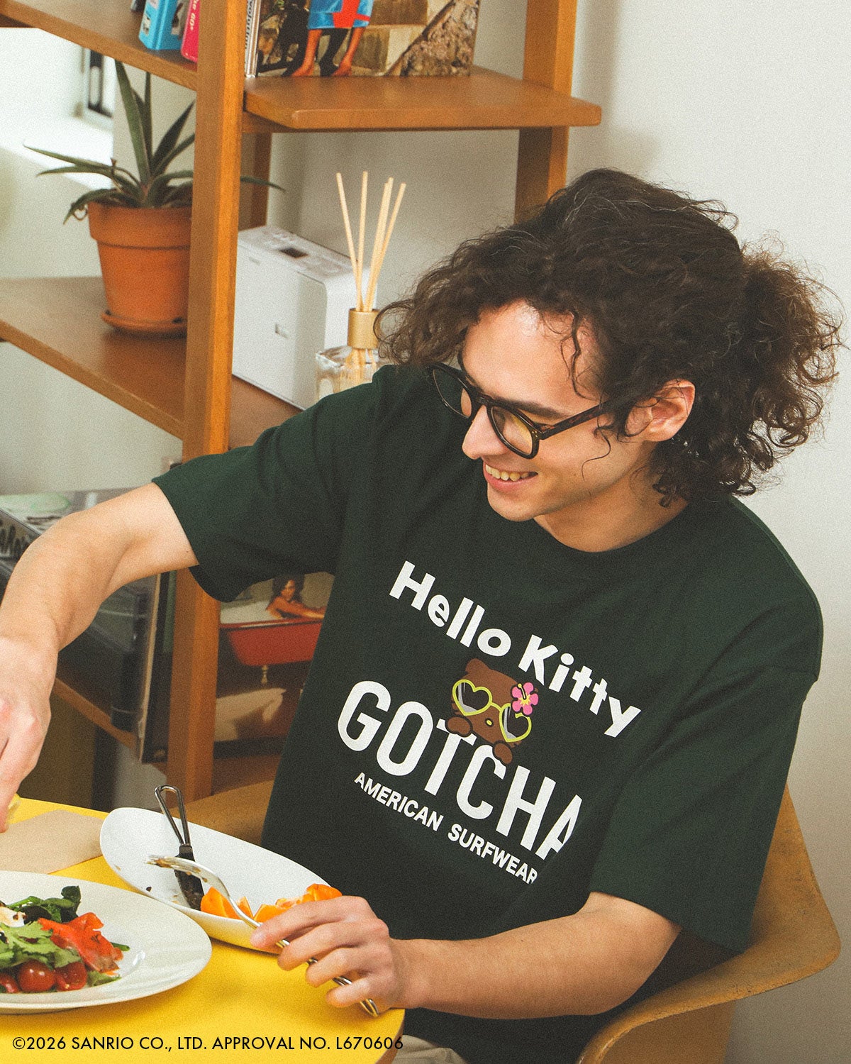 グリーン:175cm66kg(Lサイズ着用)