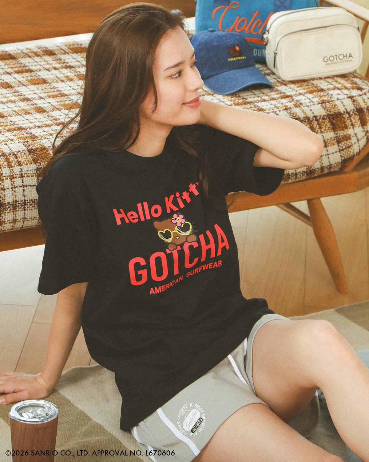 ブラック：172cm(Lサイズ着用)