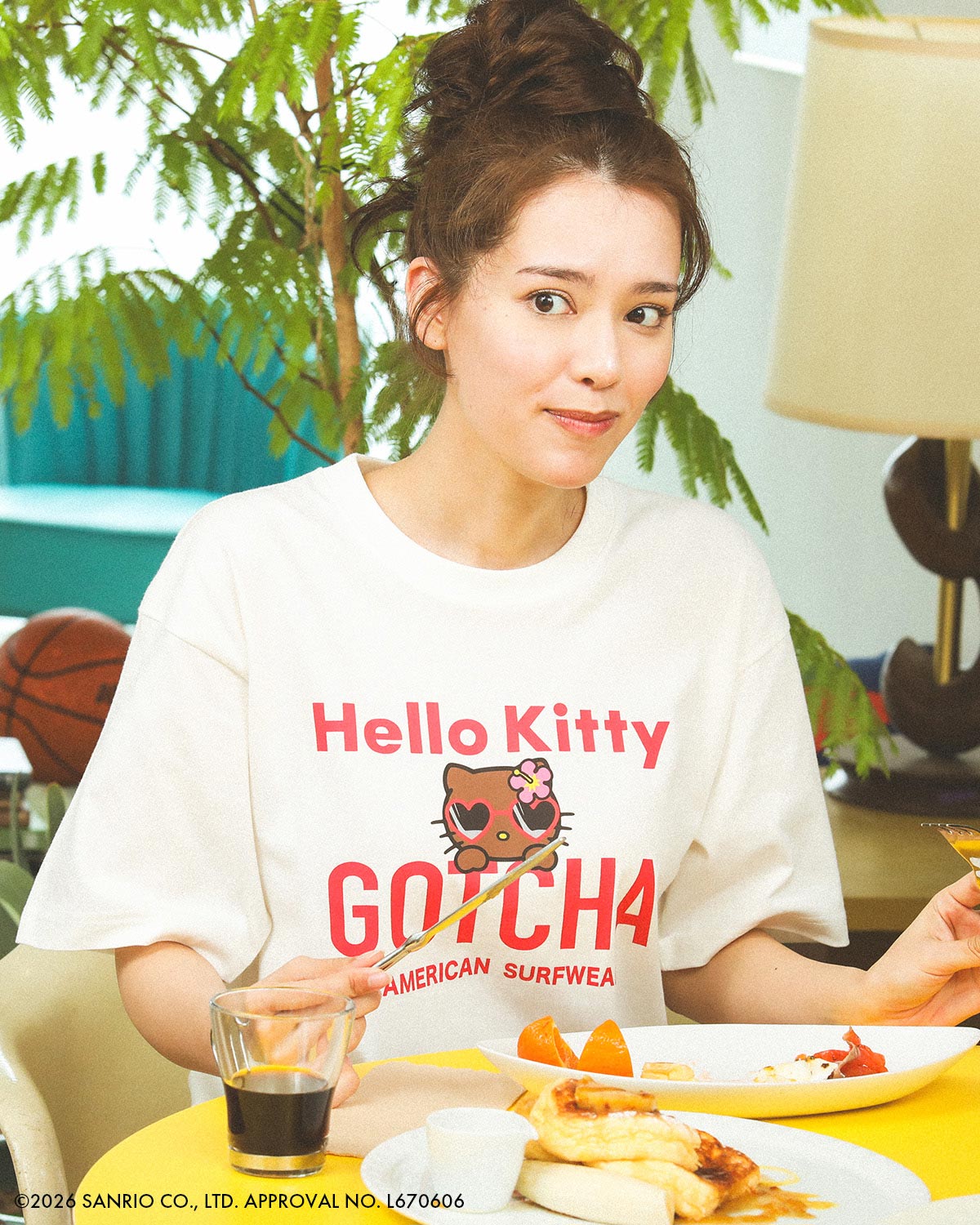 オフホワイト：172cm(Lサイズ着用)