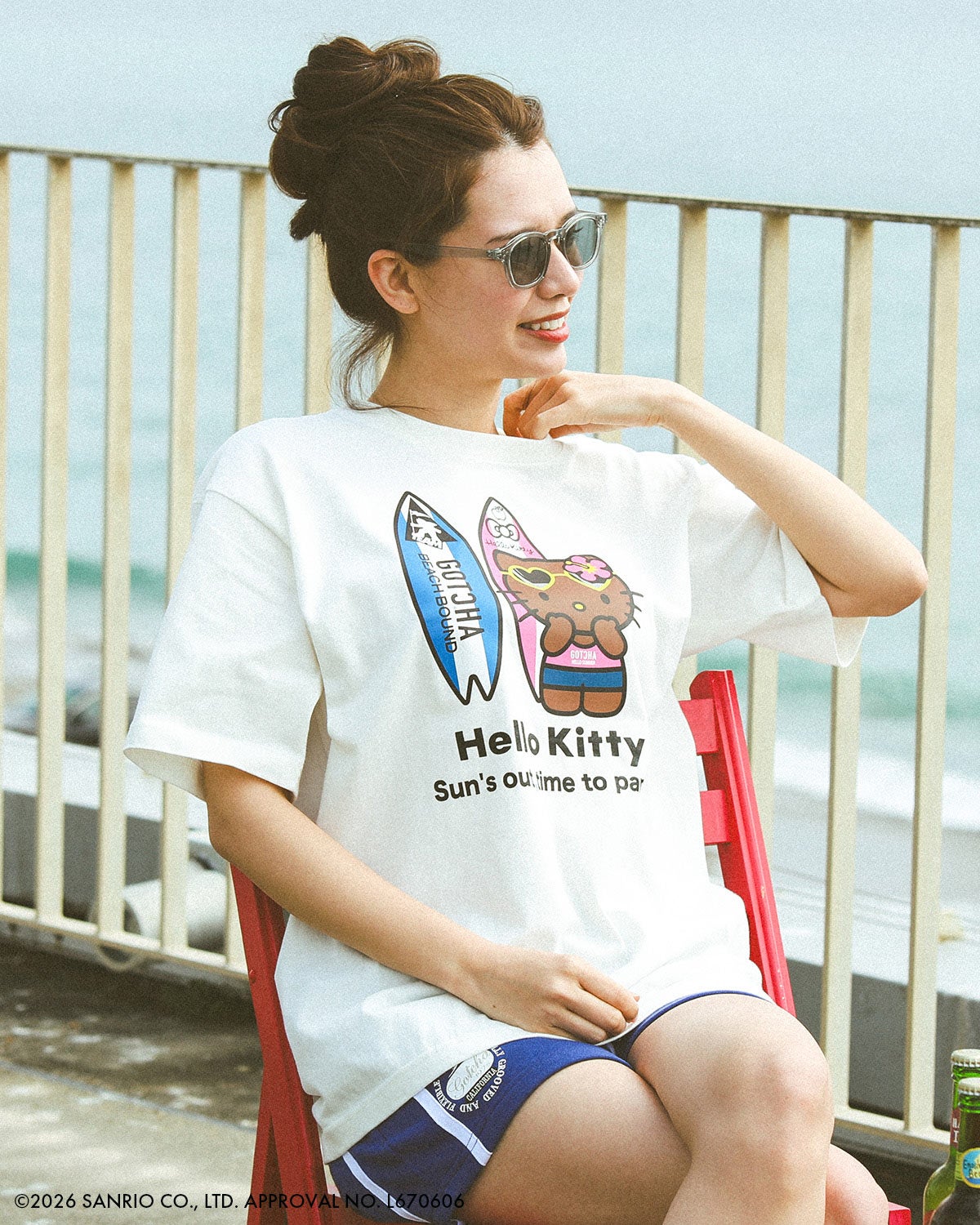 オフホワイト：172cm(Lサイズ着用)