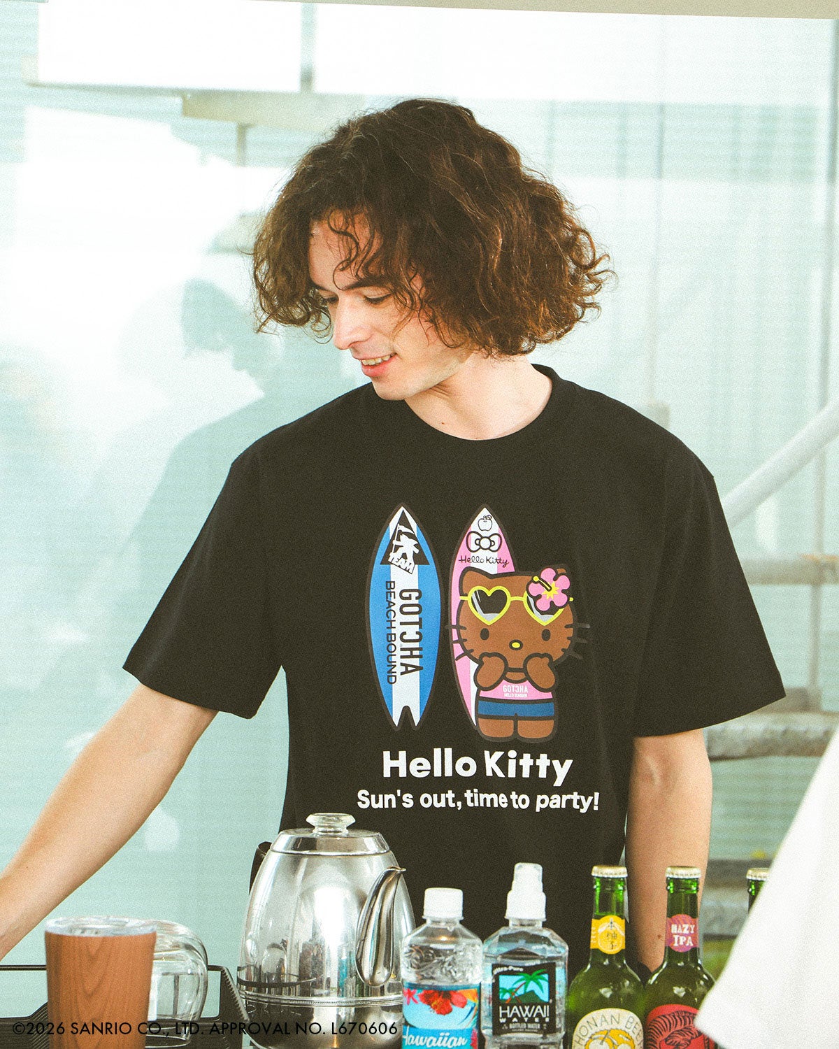 GOTCHA] 日焼け ハローキティ サーフボード T | PEET ONLINE STORE