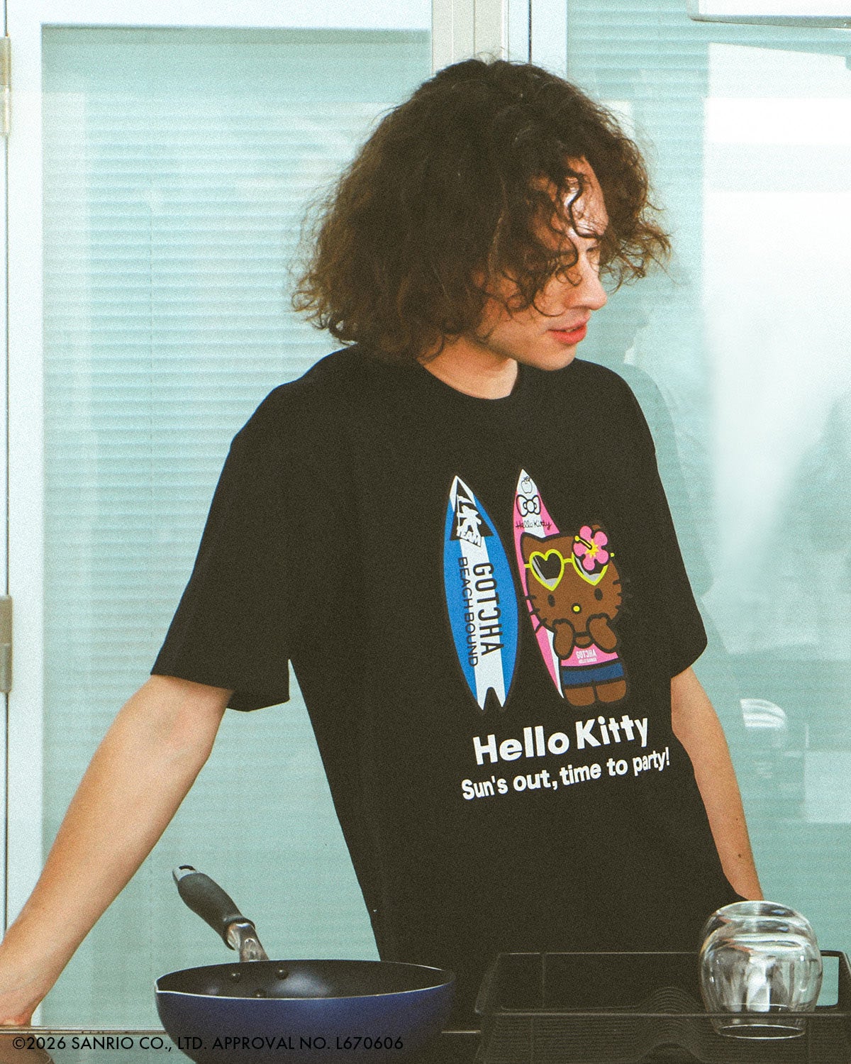 GOTCHA] 日焼け ハローキティ サーフボード T | PEET ONLINE STORE