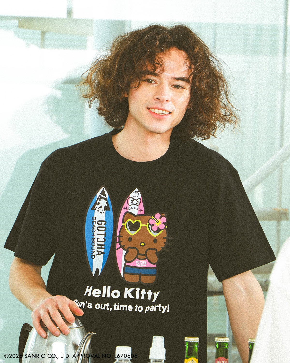 GOTCHA] 日焼け ハローキティ サーフボード T | PEET ONLINE STORE