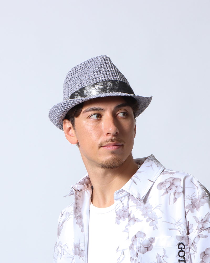 タイダイ 畦編み サーモ ストローハット