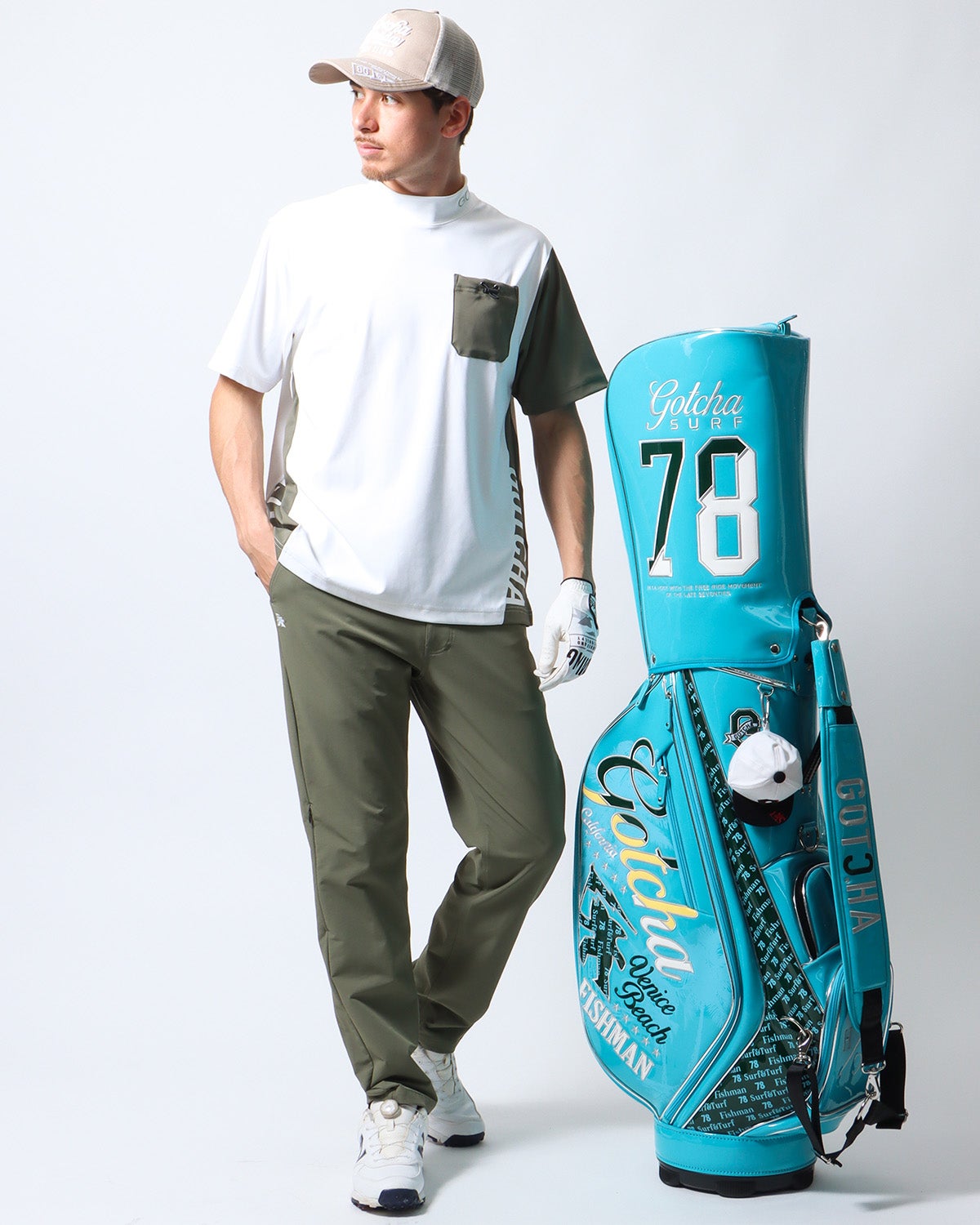 カーキ：180cm/70kg(Lサイズ着用)