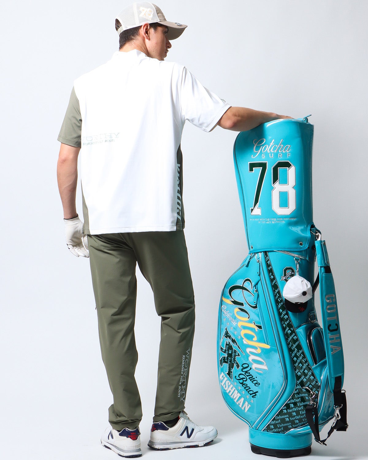 カーキ：180cm/70kg(Lサイズ着用)