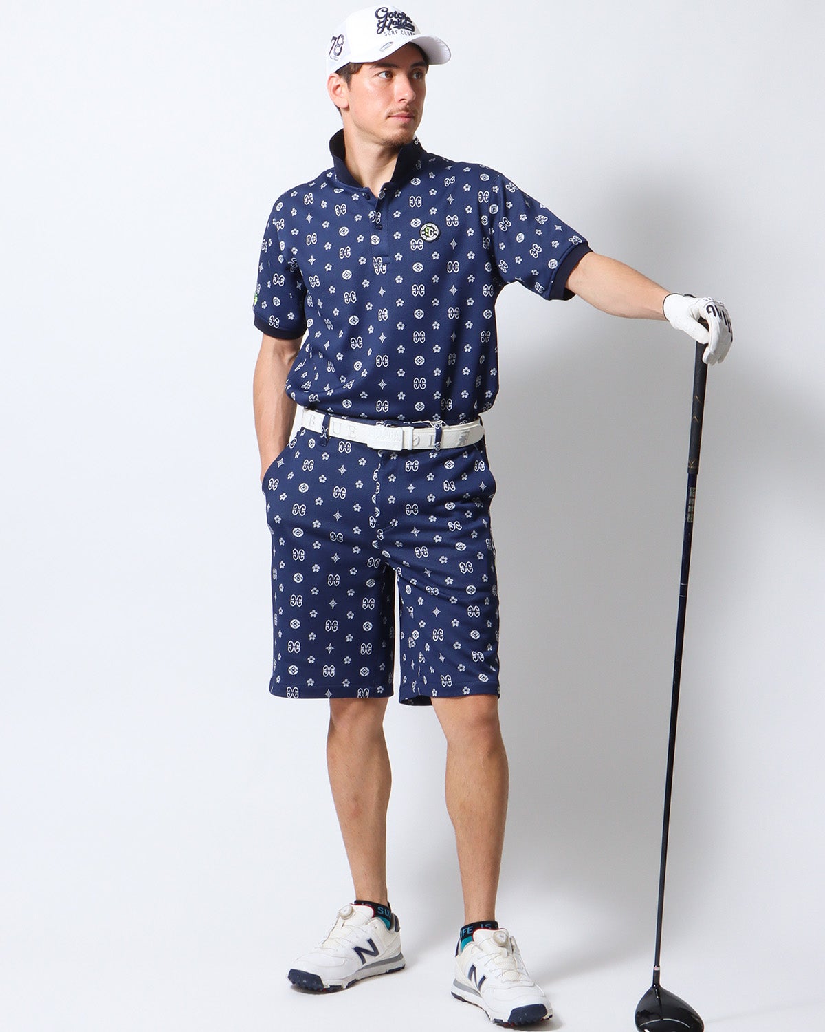 GHOST GOLF GANG ポロシャツ ショーツセット　　Lサイズ GOTCHA GOLF] モノグラム ジャカード ショーツ | PEET ONLINE STORE