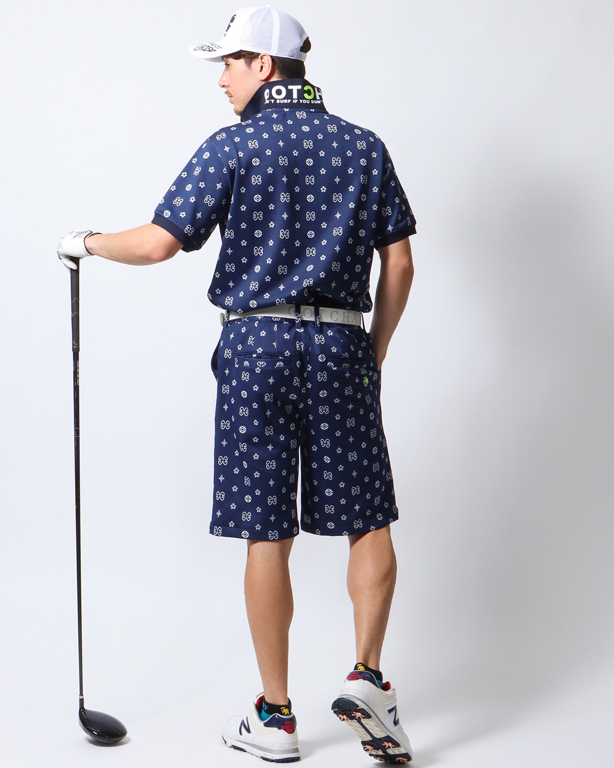 ネイビー：180cm/70kg(Lサイズ着用)