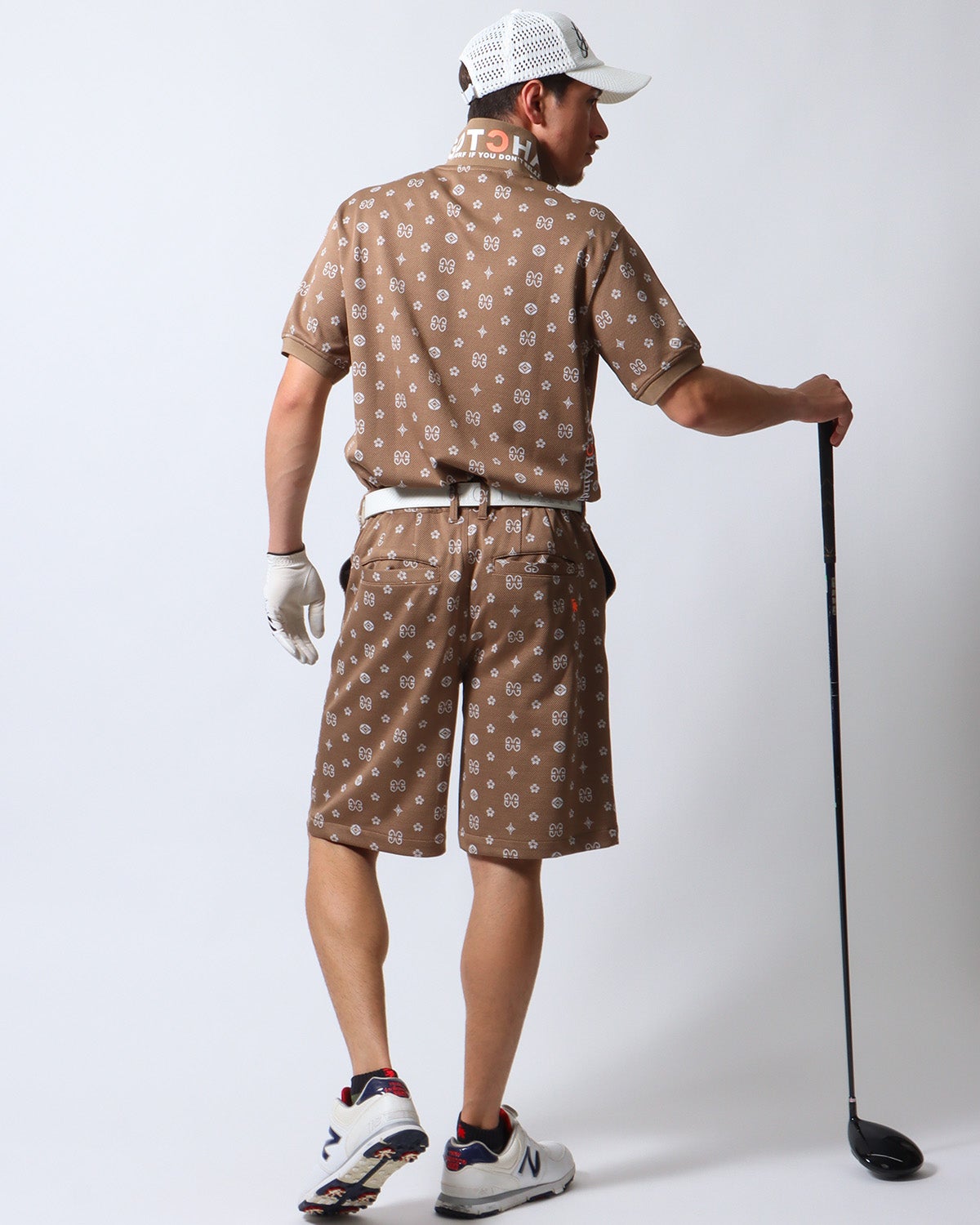 ベージュ：180cm/70kg(Lサイズ着用)