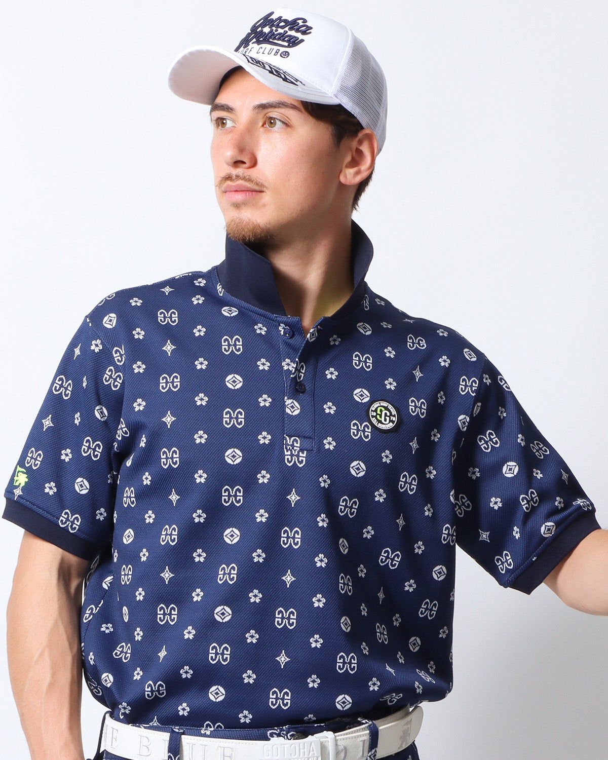 GOTCHA GOLF] モノグラム ジャカード ポロ | PEET ONLINE STORE