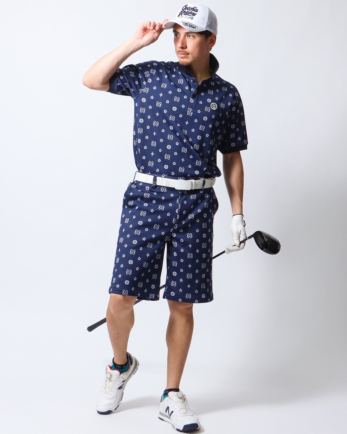 GOTCHA GOLF] モノグラム ジャカード ポロ | PEET ONLINE STORE