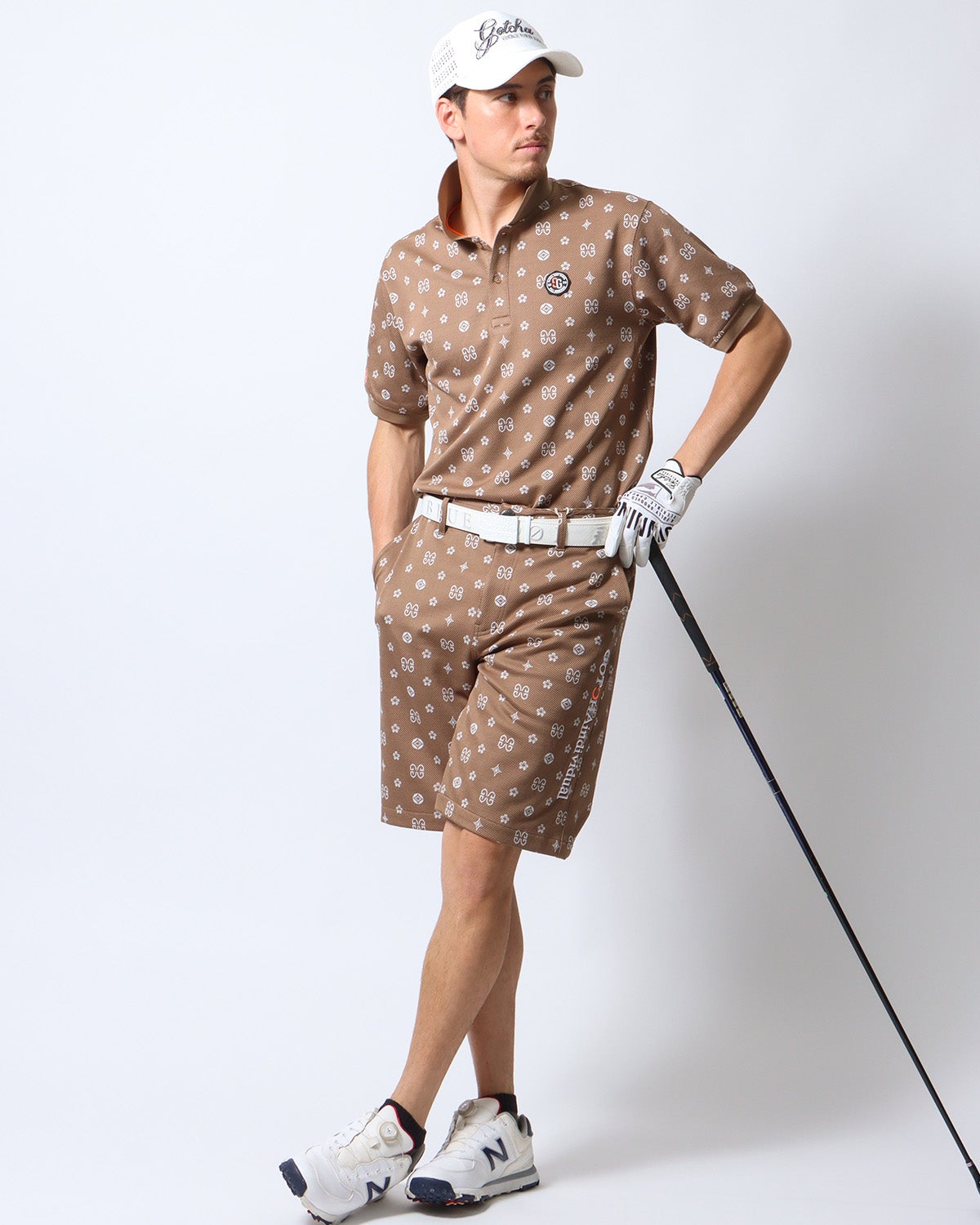 ベージュ:180cm70kg(Lサイズ着用)