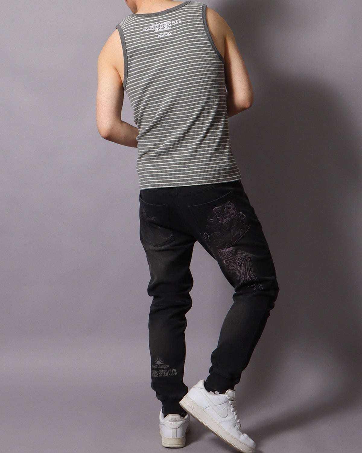 杢グレー：178cm/75kg(Lサイズ着用)