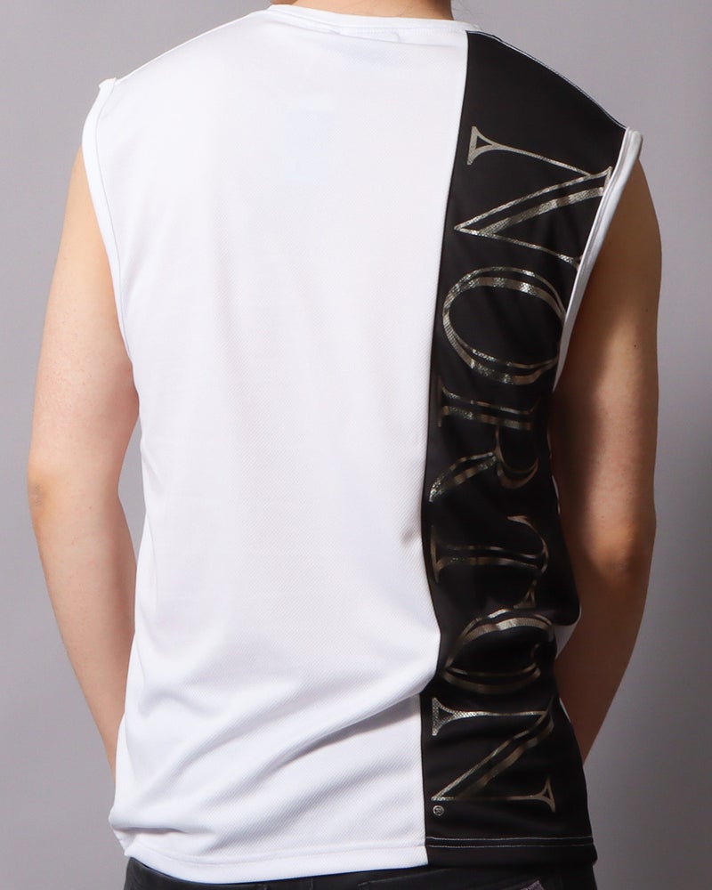 ホワイト：178cm/75kg(Lサイズ着用)