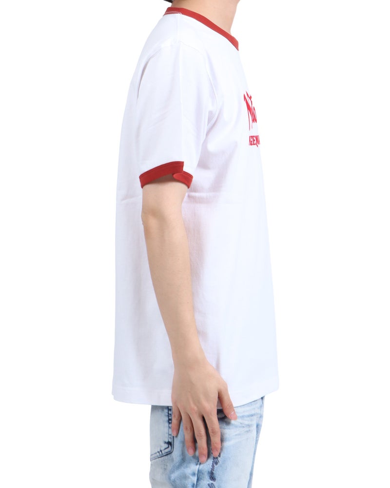 ホワイト：173cm63kg(Lサイズ着用)