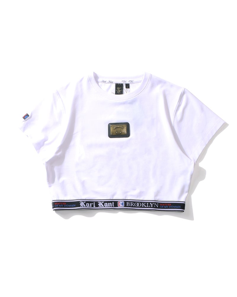 RL ウィメンズ 接触冷感 ロゴ テープ ショート丈 プレート T