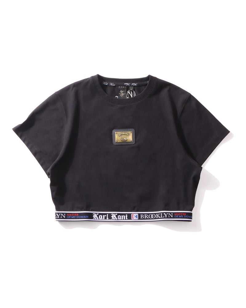 RL ウィメンズ 接触冷感 ロゴ テープ ショート丈 プレート T