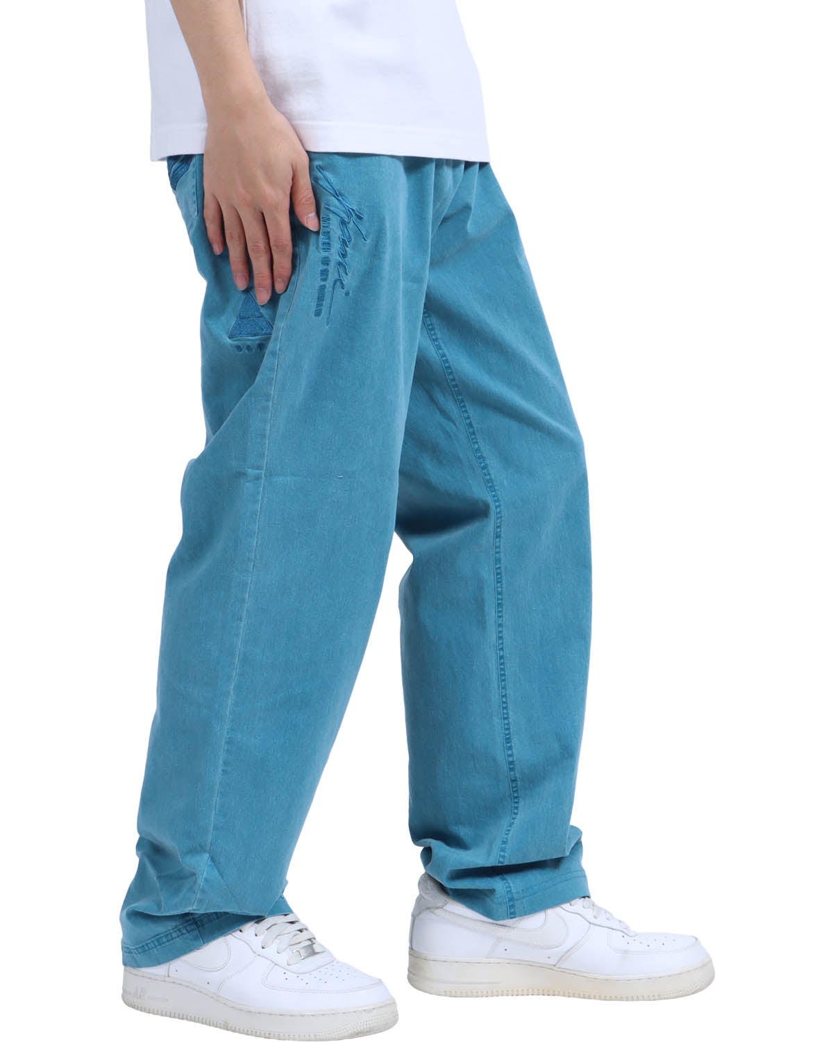 ブルー：173cm63kg(Lサイズ着用)