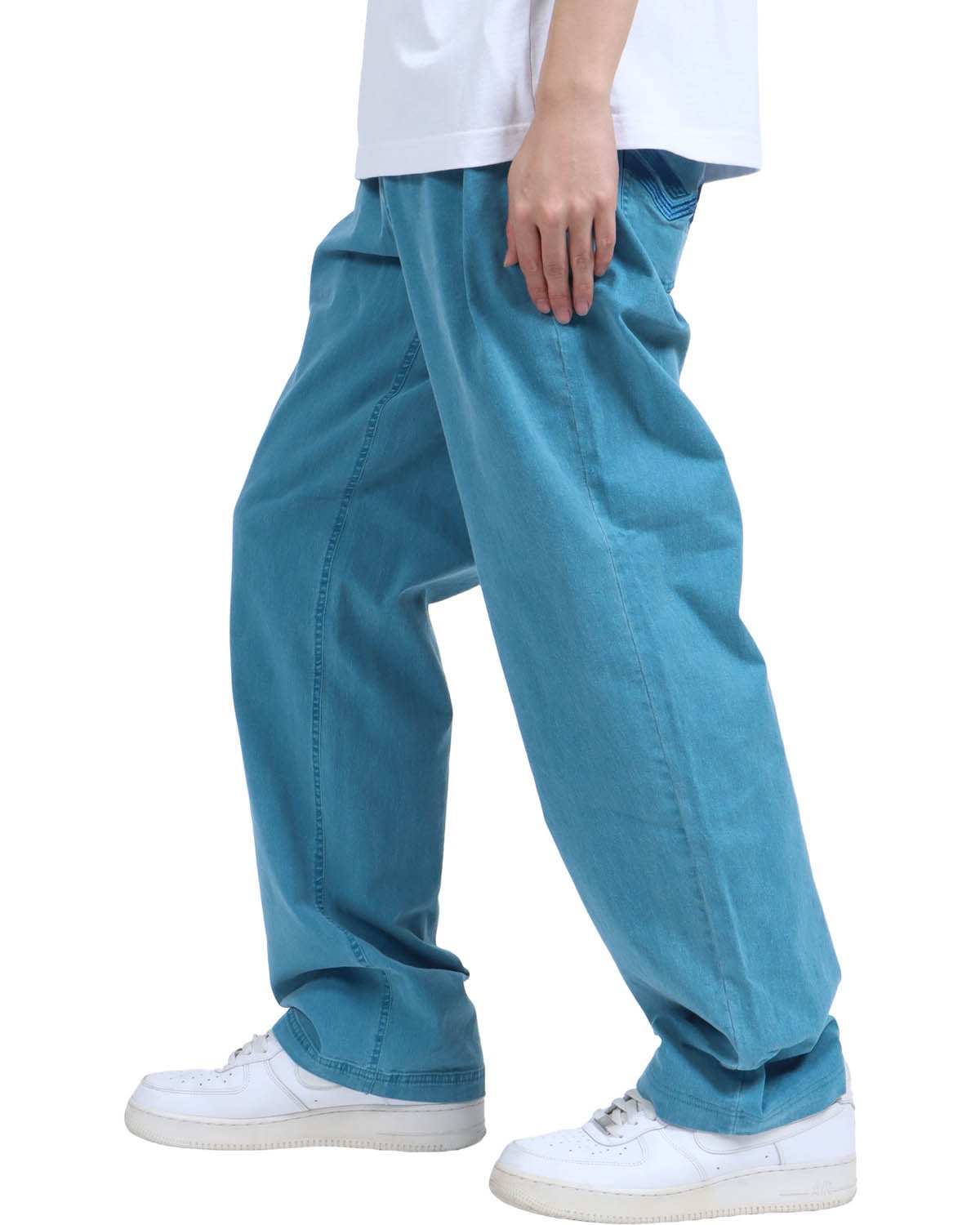 ブルー：173cm63kg(Lサイズ着用)