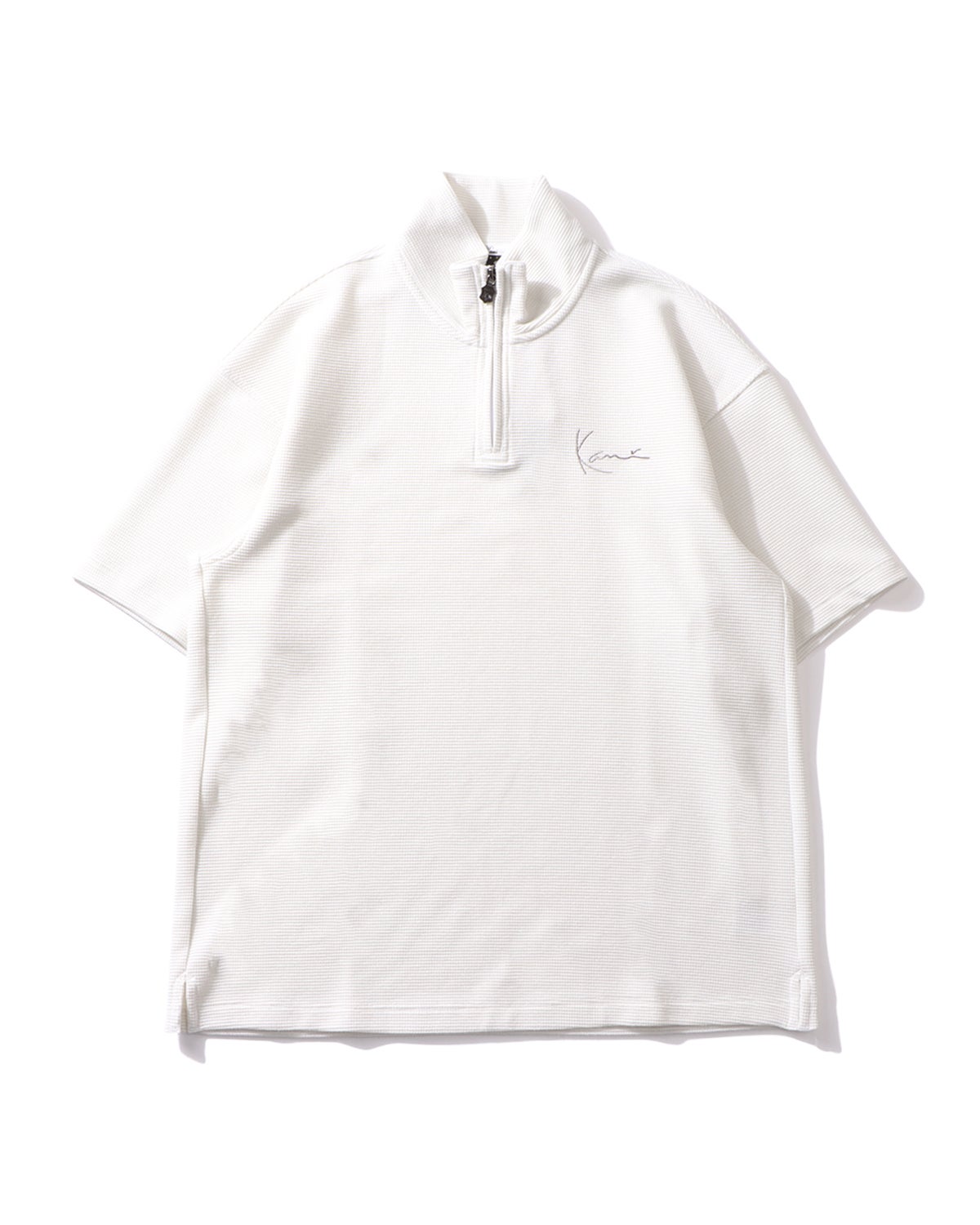Karl Kani] ハーフジップ サマー ラメ ニット | PEET ONLINE STORE
