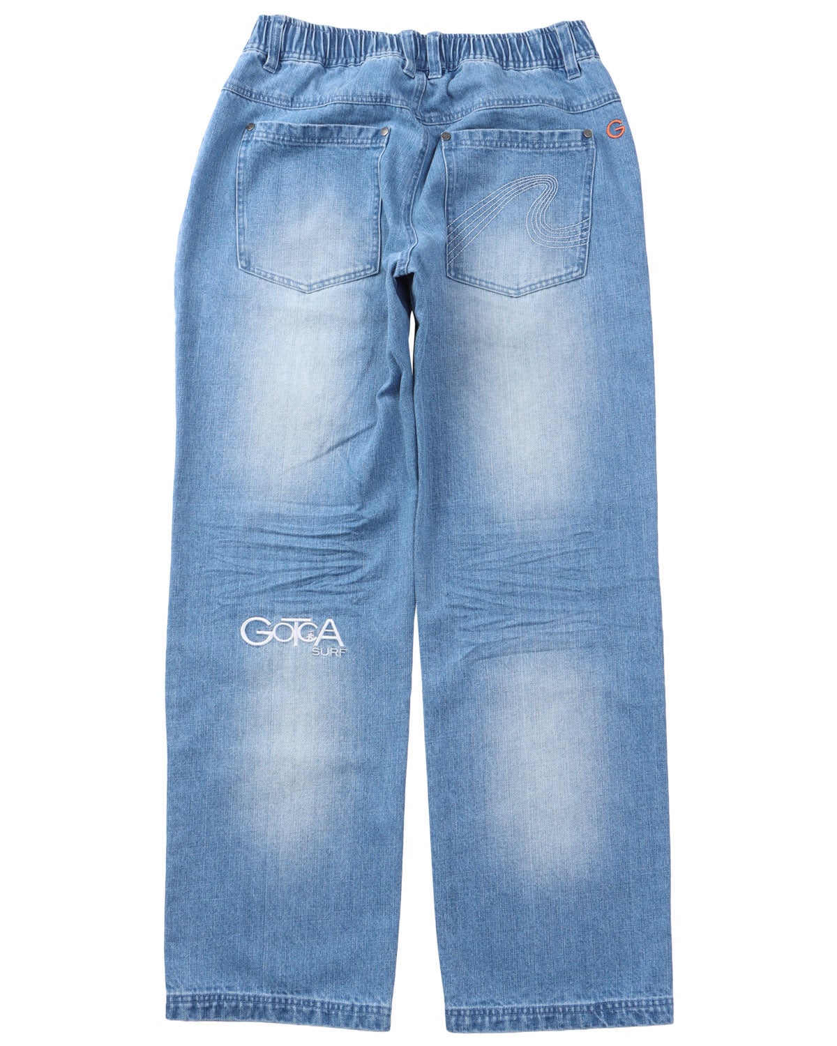 goa archive コーティングワイドデニム GOTCHA] コアライン ワイドデニム ロングパンツ | PEET ONLINE STORE