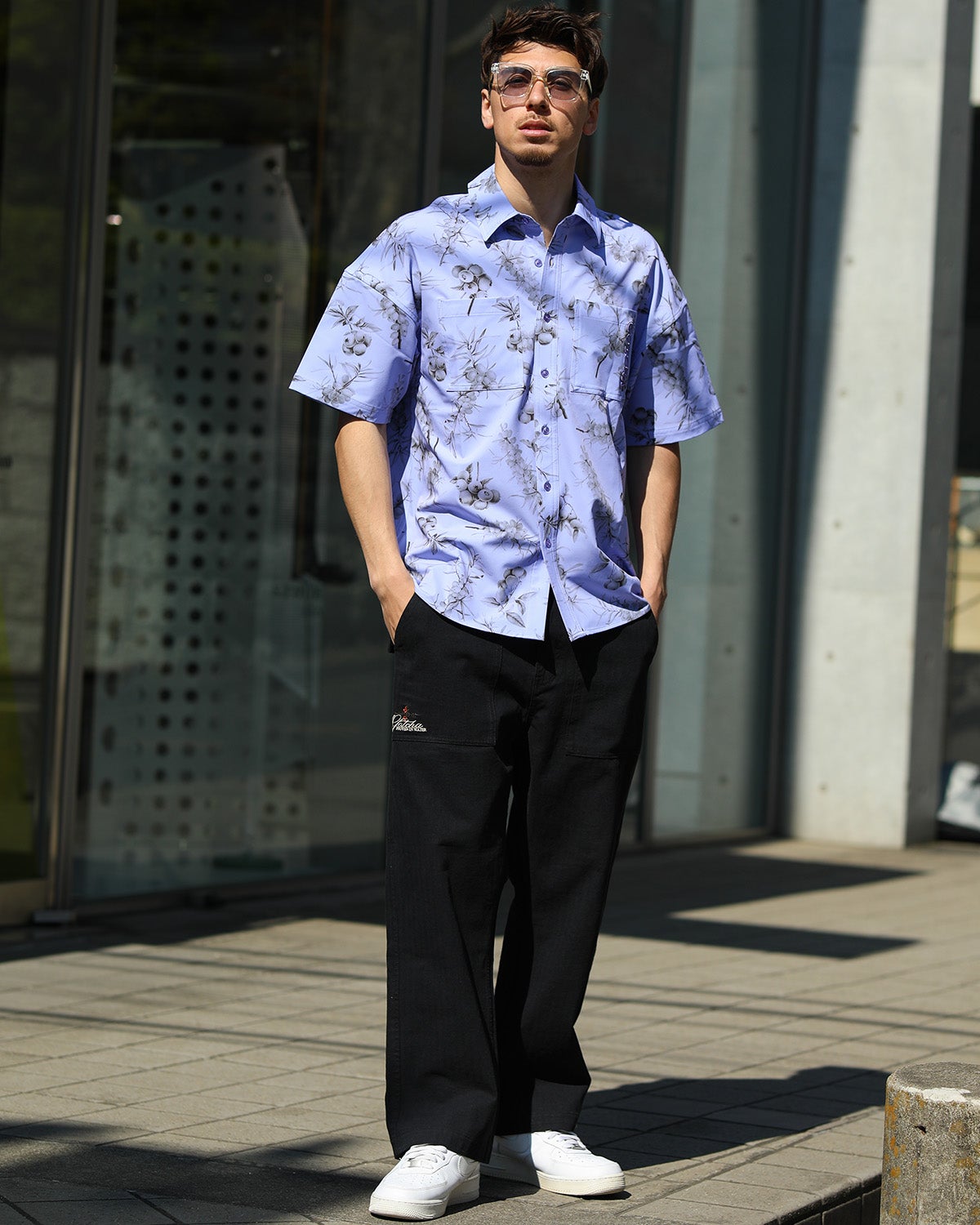 パープル：180cm/70kg(Lサイズ着用)