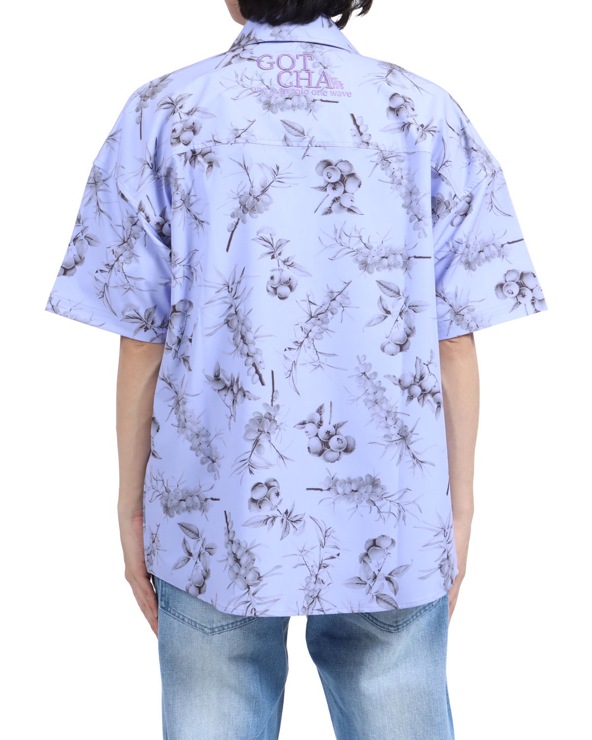 パープル：173cm63kg(Lサイズ着用)