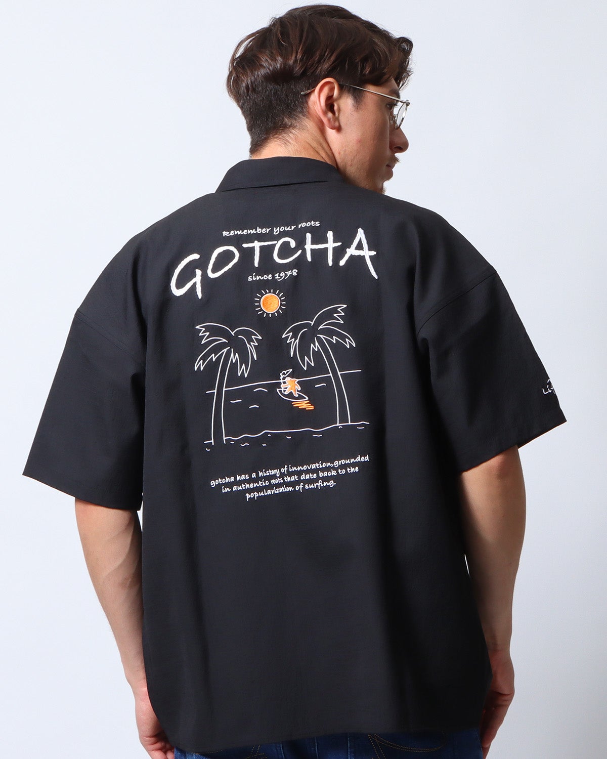 GOTCHA] ハイブリッド 多機能 ドロップショルダー フィッシュマン 半袖
