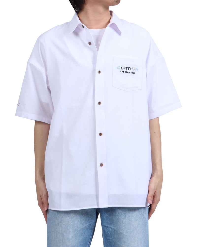 ホワイト：173cm63kg(Lサイズ着用)