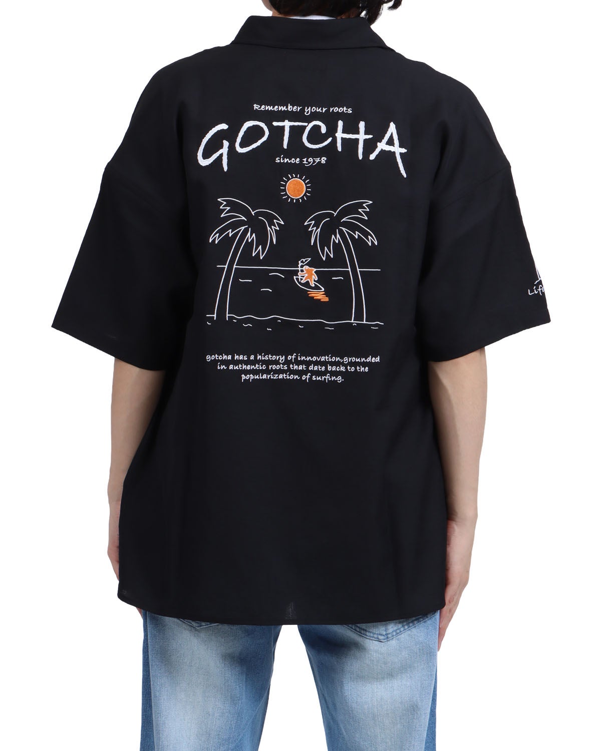 GOTCHA] ハイブリッド 多機能 ドロップショルダー フィッシュマン 半袖