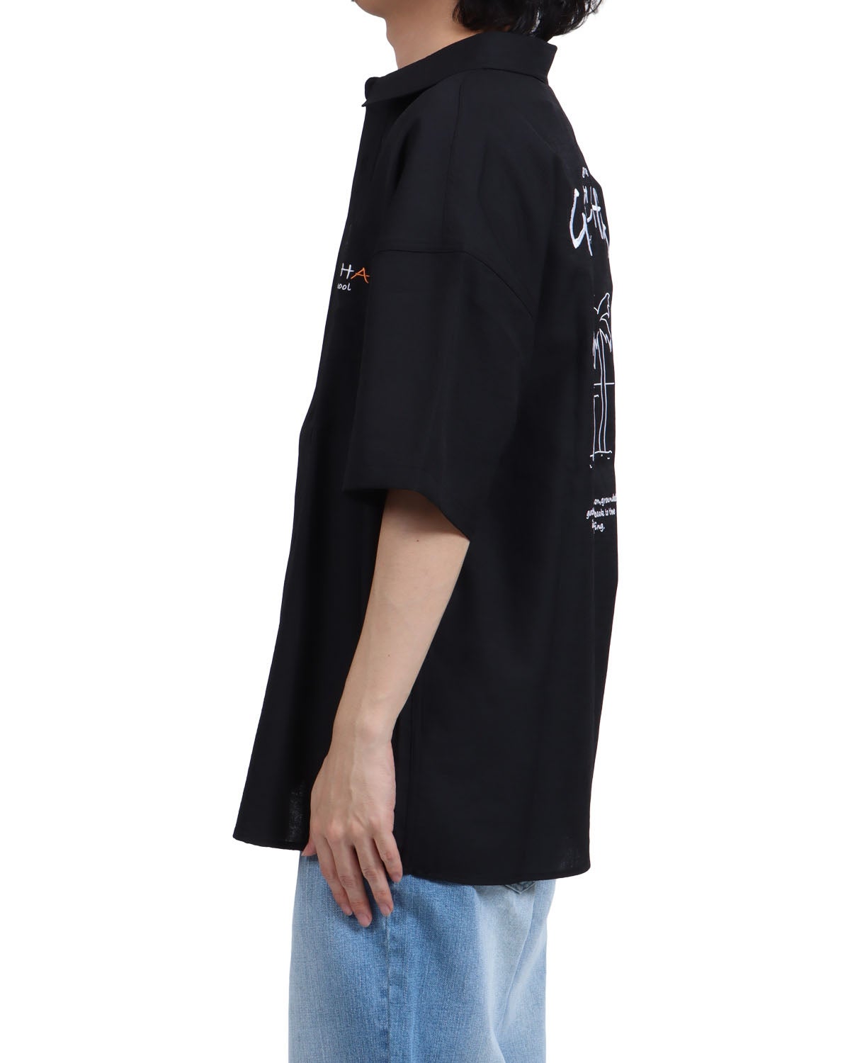 ブラック：173cm63kg(Lサイズ着用)