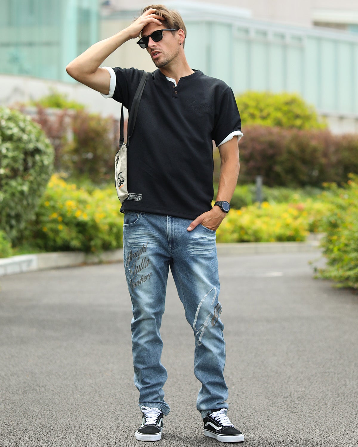 ブラック：183cm/70kg(Lサイズ着用)