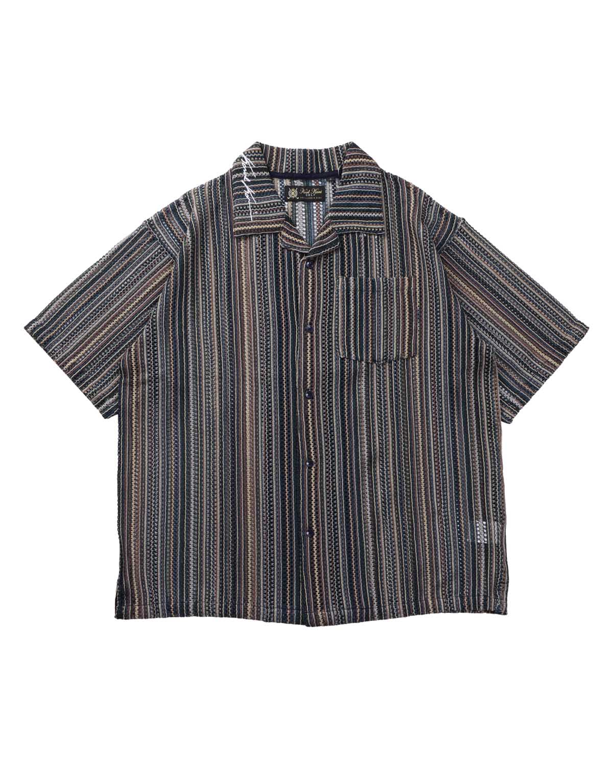 Karl Kani GOLF] マルチストライプ ニット 開襟 ポロ | PEET ONLINE STORE