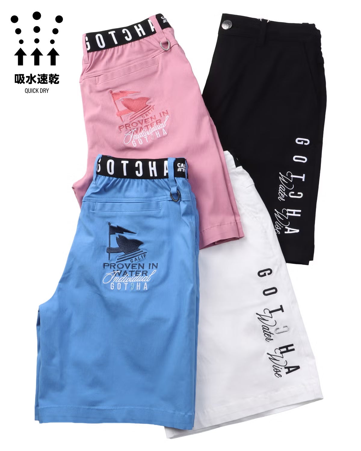 GOTCHA GOLF] ドライ ガムストレッチ マルチ コーデ ショーツ | PEET