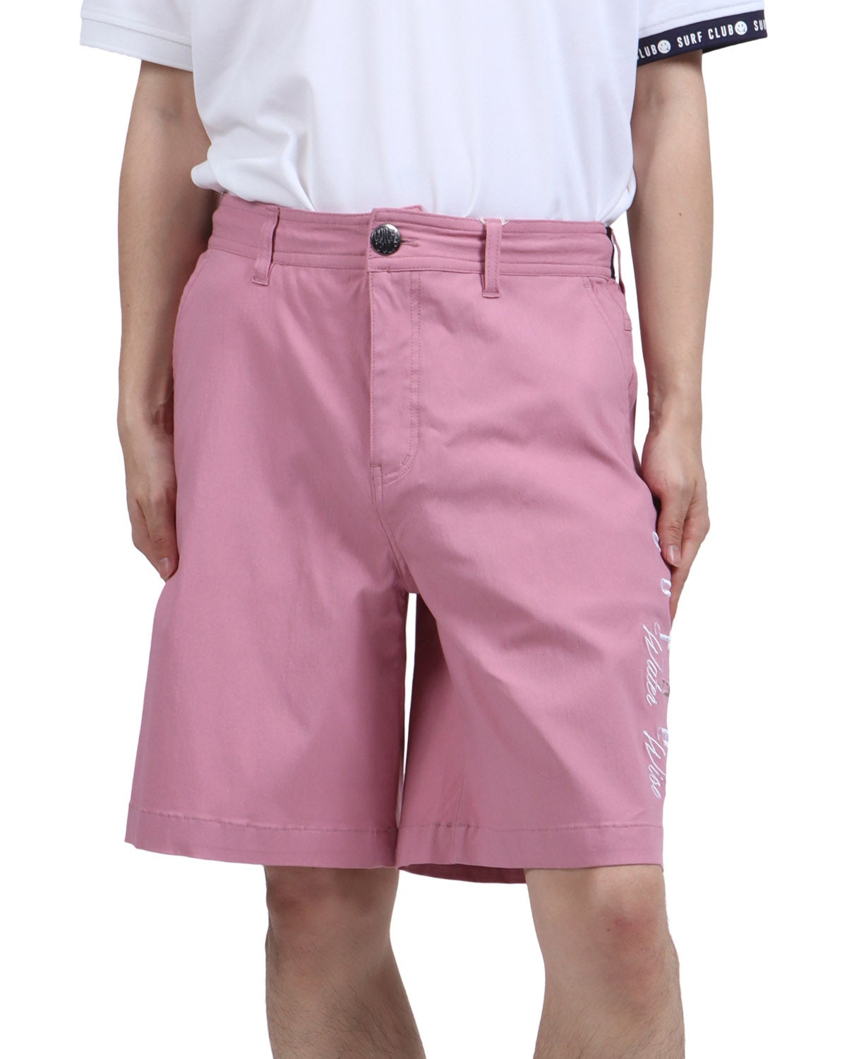 サーモンピンク：173cm63kg(Lサイズ着用)