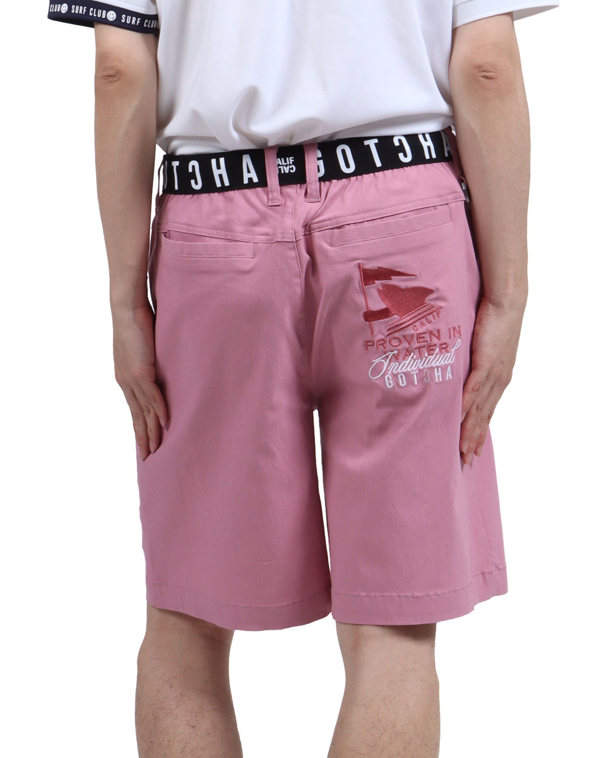 サーモンピンク：173cm63kg(Lサイズ着用)