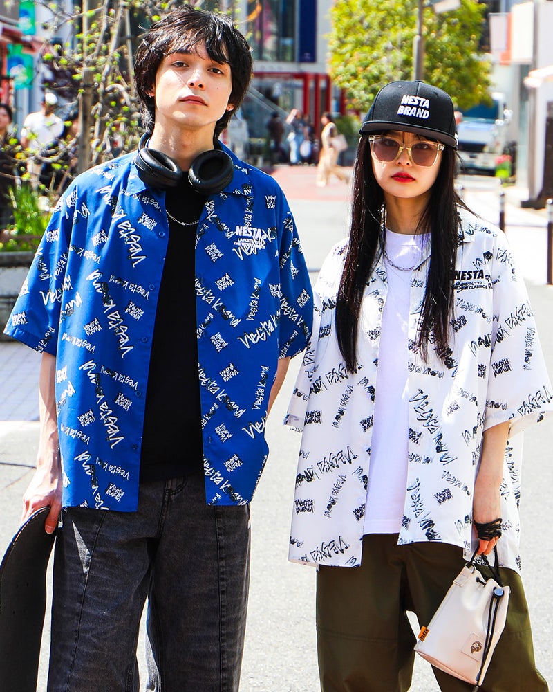 左：170cm(Mサイズ着用)、右：160ｃｍ（Ｍサイズ着用）