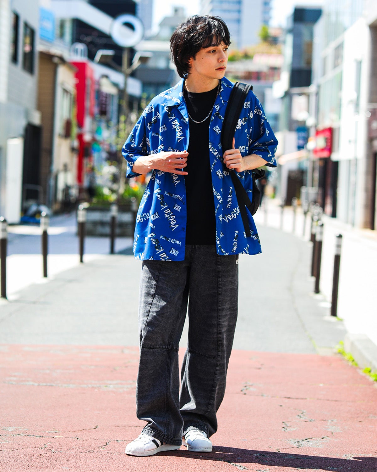 NESTA BRAND] マーブルロゴ パターン 開襟シャツ | PEET ONLINE STORE