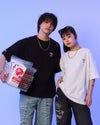 左：175cm(Mサイズ着用)、右：160ｃｍ（Ｍサイズ着用）
