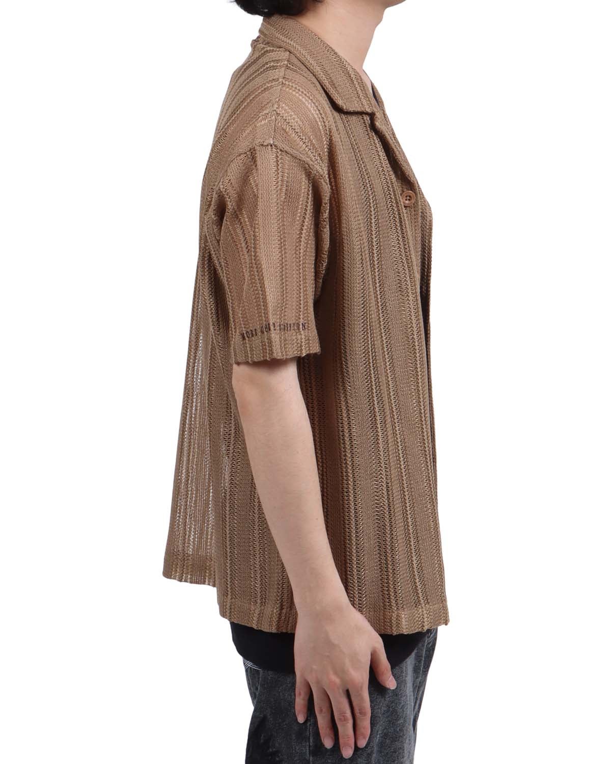 MCD] ウォッシャブル 半袖 ニット シャツ | PEET ONLINE STORE