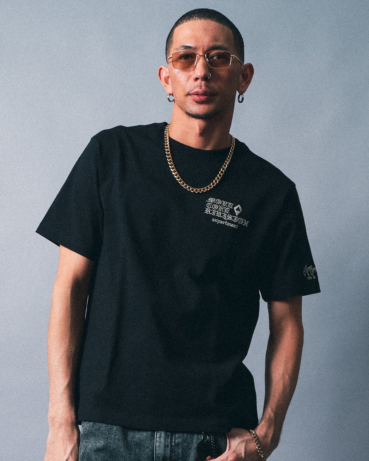 ブラック：183cm(Lサイズ着用)