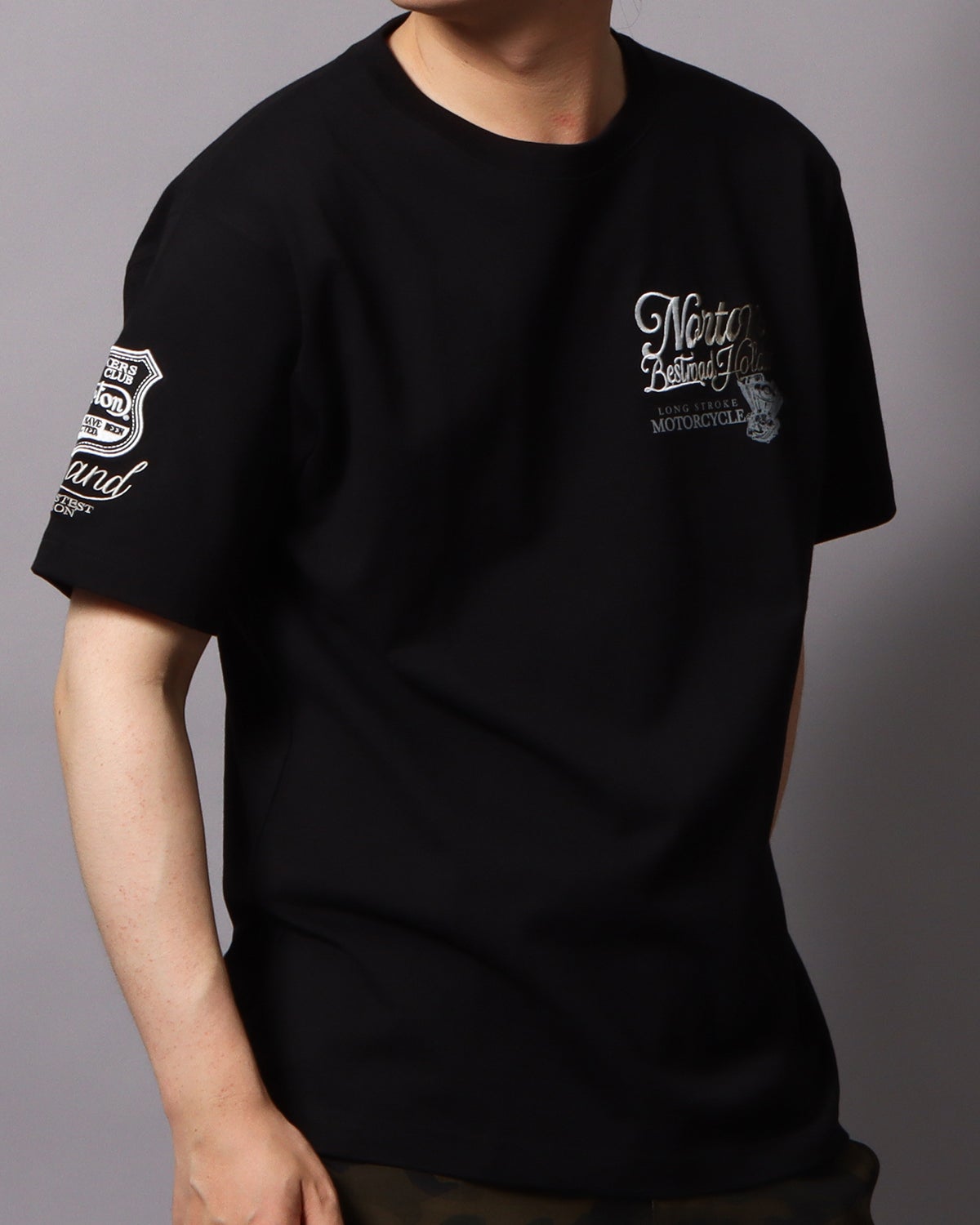 Norton] グラデ 刺繍 T | PEET ONLINE STORE