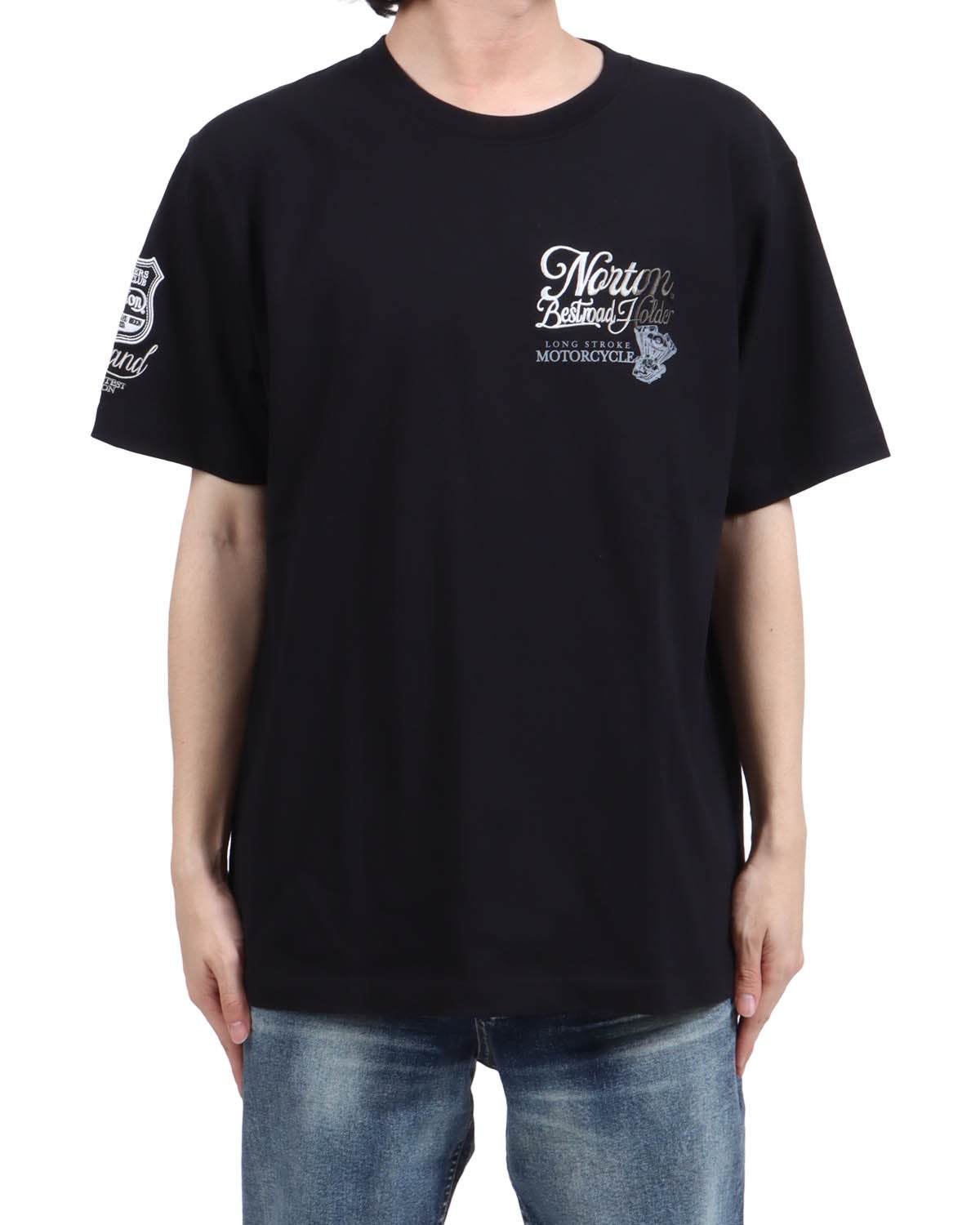 ブラック：173cm63kg(Lサイズ着用)