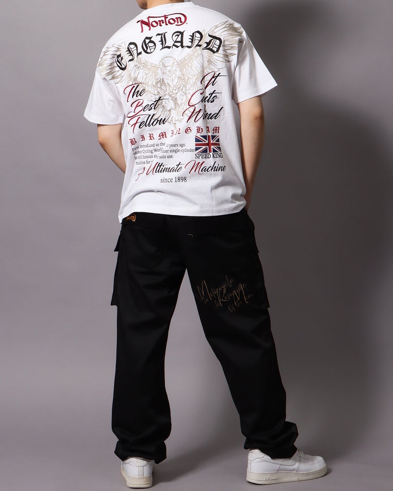 ホワイト：178cm/75kg(Lサイズ着用)