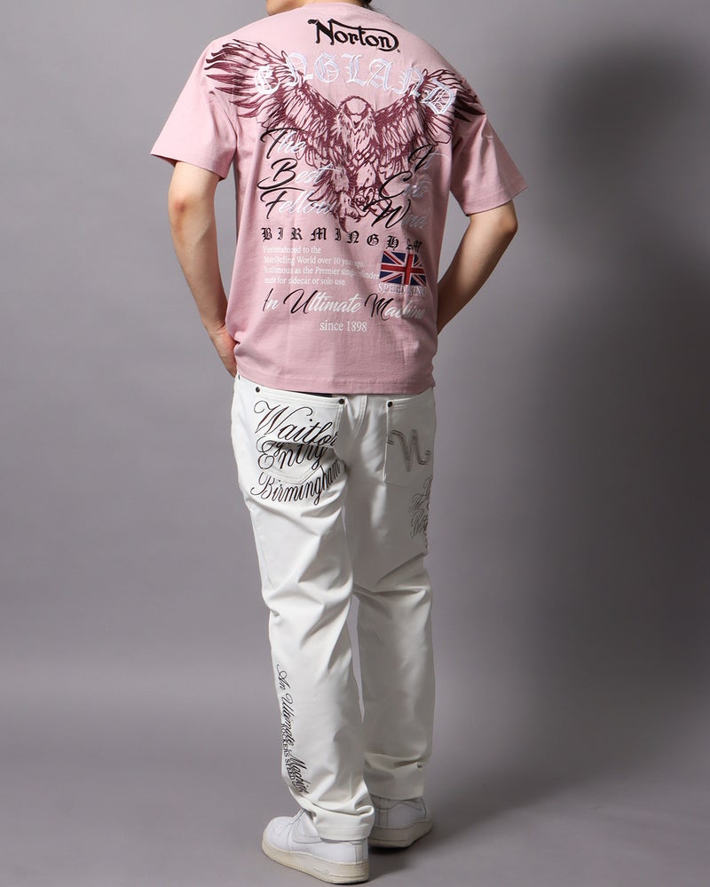 ピンクグレー：178cm/75kg(Lサイズ着用)