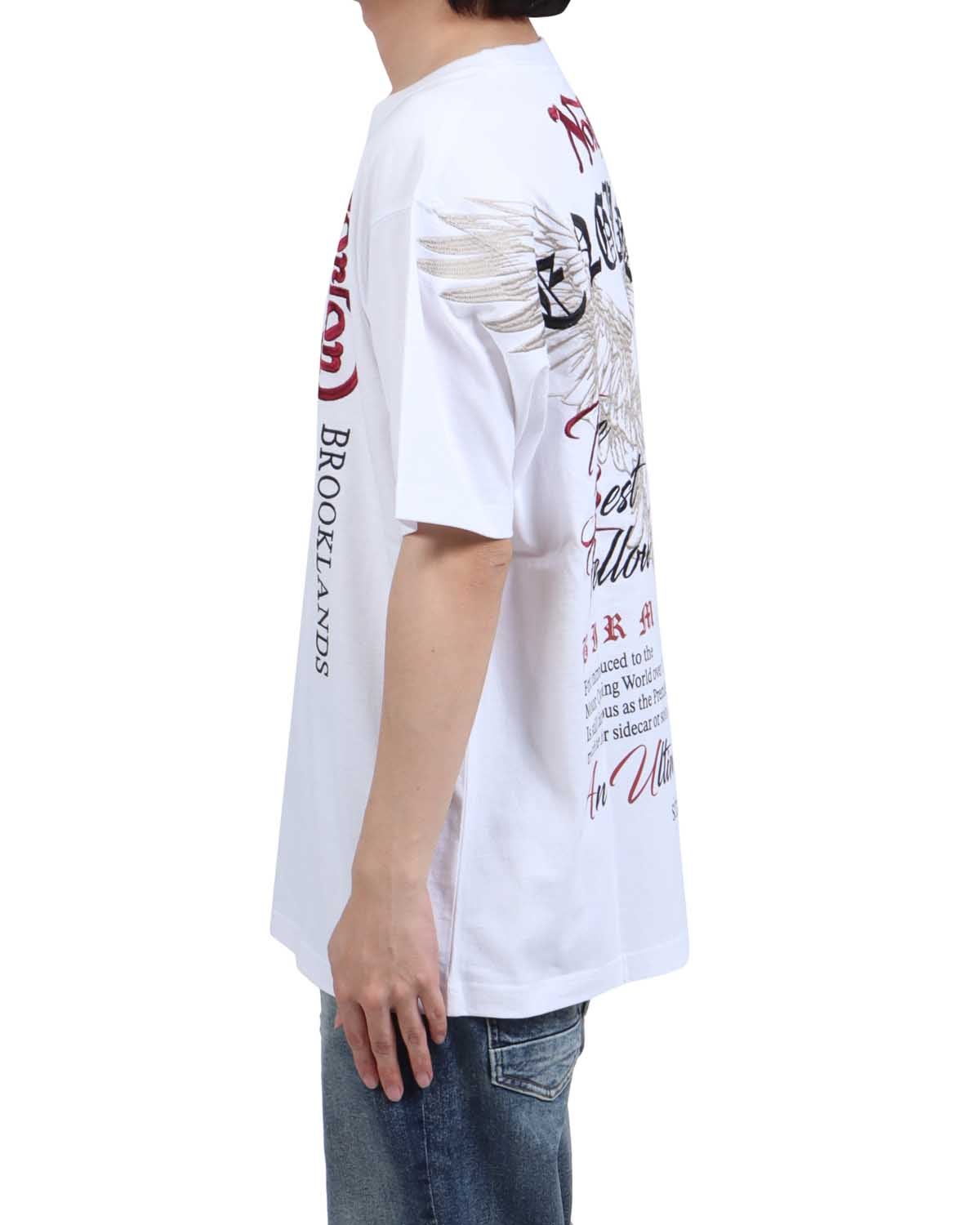 ホワイト：173cm63kg(Lサイズ着用)