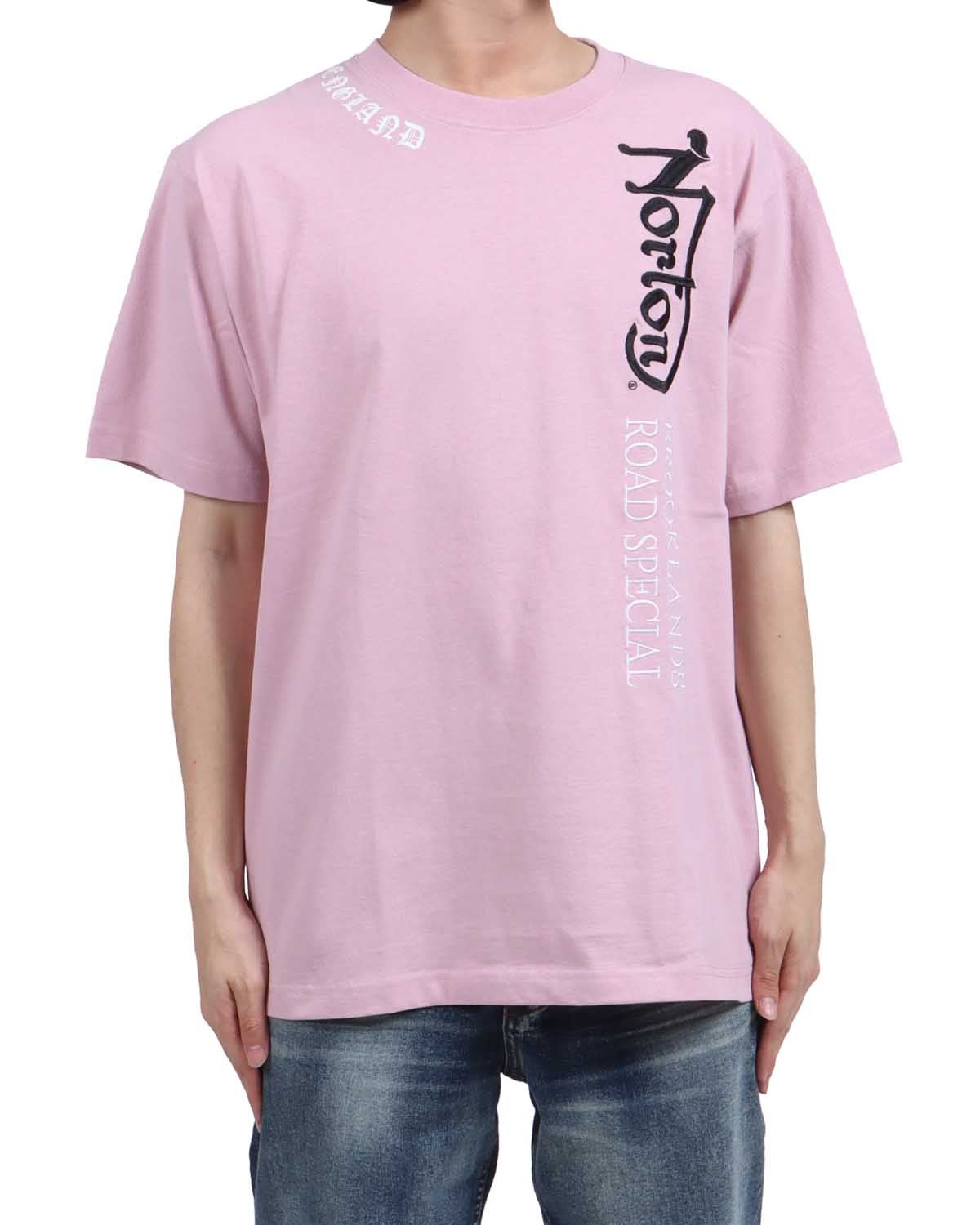 ピンクグレー：173cm63kg(Lサイズ着用)