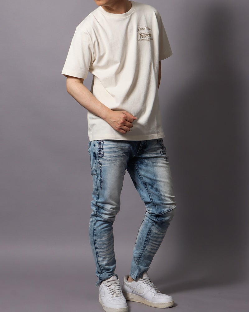 オフホワイト：178cm/75kg(Lサイズ着用)