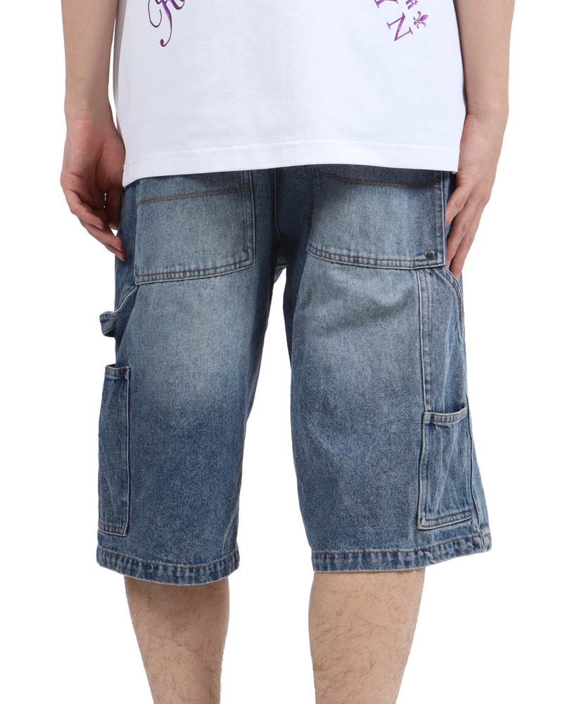 インディゴ：173cm63kg(34inc着用)